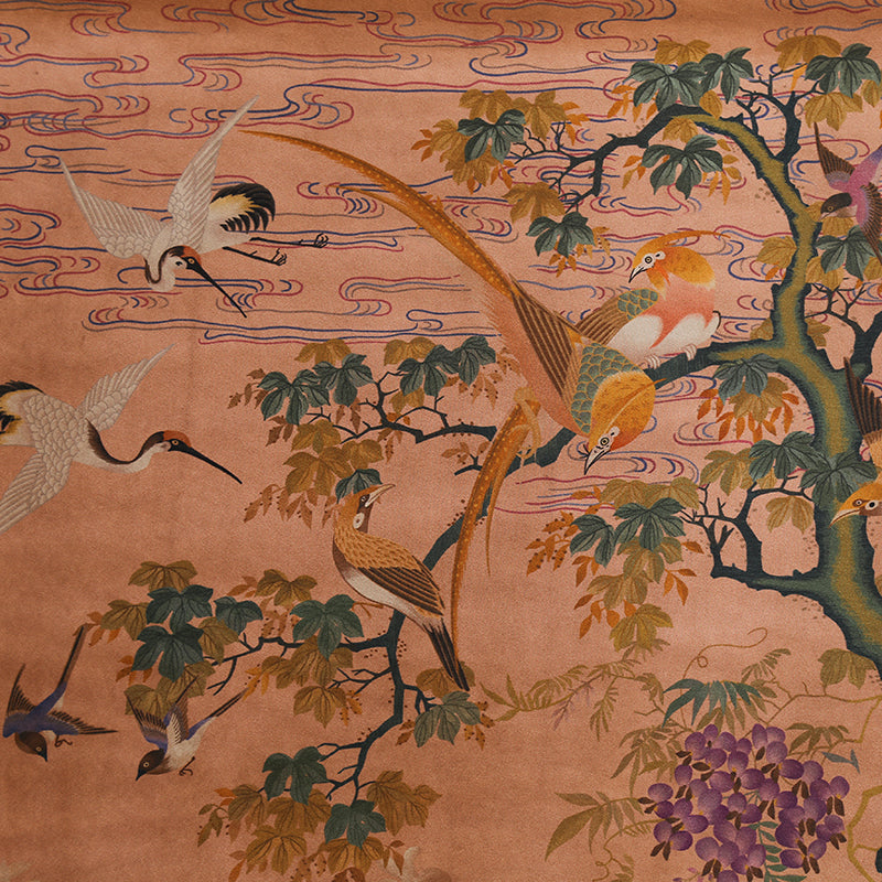 GUJFLY - Handmade75 Momme PIZI Mud Silk Satin Fabric - 112cm wide by the Yard