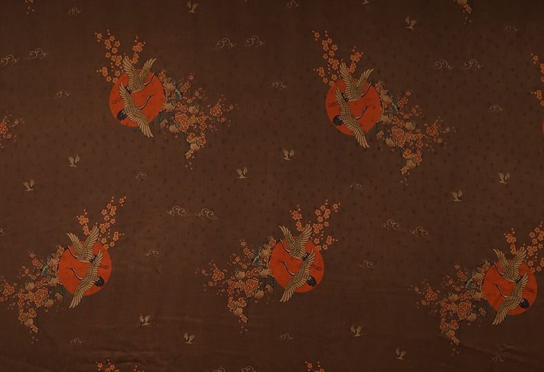 GUJHHM - Handmade 40 Momme Mud Silk Satin Fabric - 112cm wide by the Yard