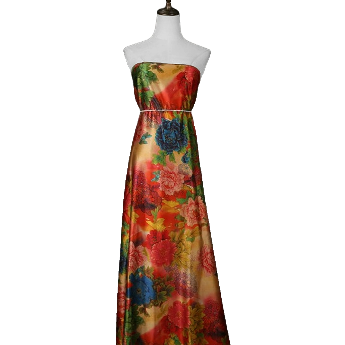 GUJHLM - Handmade 50 Momme PIZI Mud Silk Satin Fabric - 140cm wide by the Yard