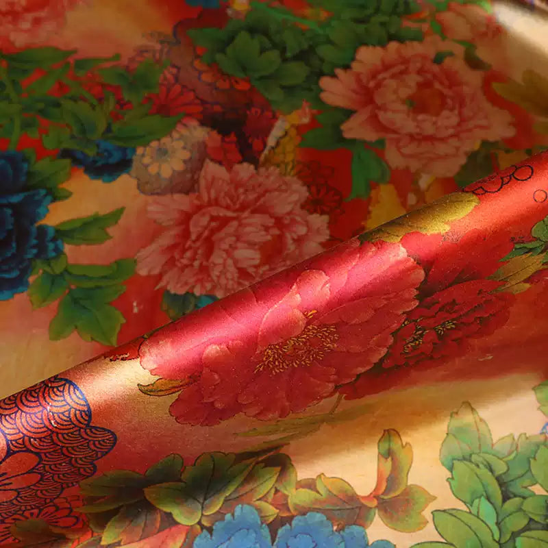 GUJHLM - Handmade 50 Momme PIZI Mud Silk Satin Fabric - 140cm wide by the Yard