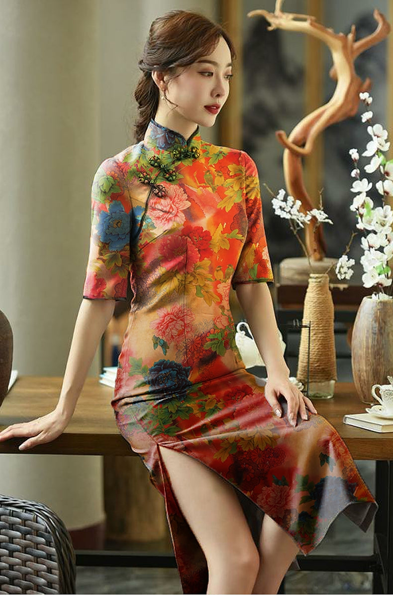 GUJHLM - Handmade 50 Momme PIZI Mud Silk Satin Fabric - 140cm wide by the Yard