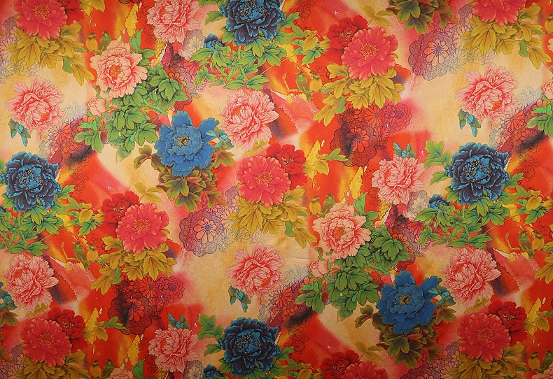 GUJHLM - Handmade 50 Momme PIZI Mud Silk Satin Fabric - 140cm wide by the Yard