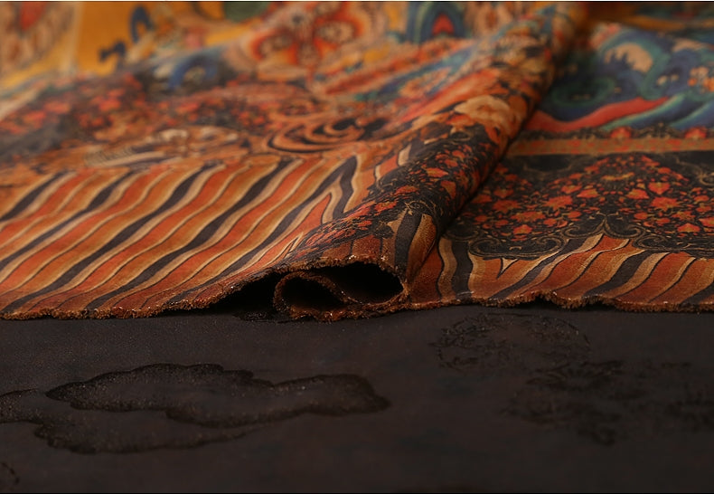 GUJHTH - Handmade 40 Momme Mud Silk Satin Fabric - 112cm wide by the Yard