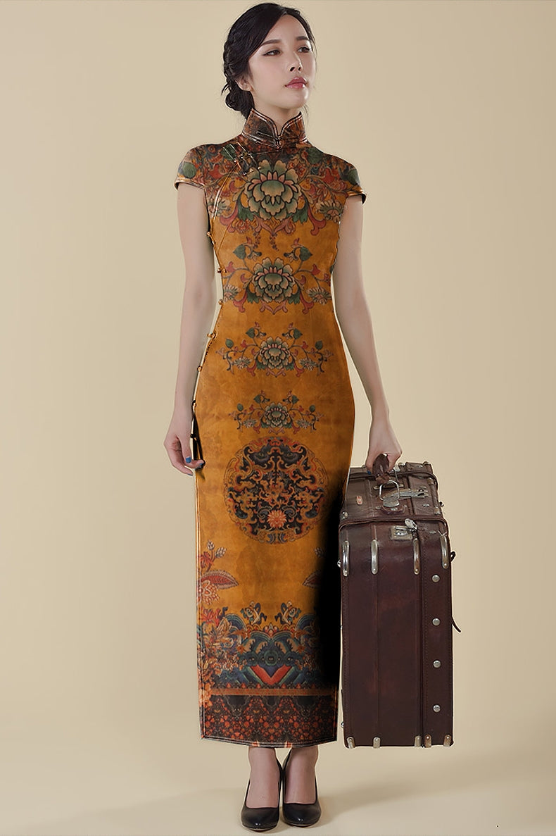 GUJHTH - Handmade 40 Momme Mud Silk Satin Fabric - 112cm wide by the Yard