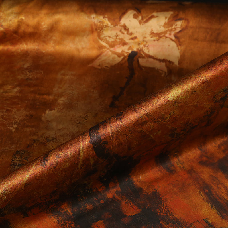 GUJKAH - Handmade 50 Momme PIZI Mud Silk Satin Fabric - 114cm wide by the Yard