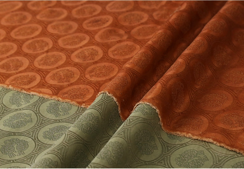 GUJLYQ - Handmade 40 Momme Mud Silk Satin Fabric - 112cm wide by the Yard