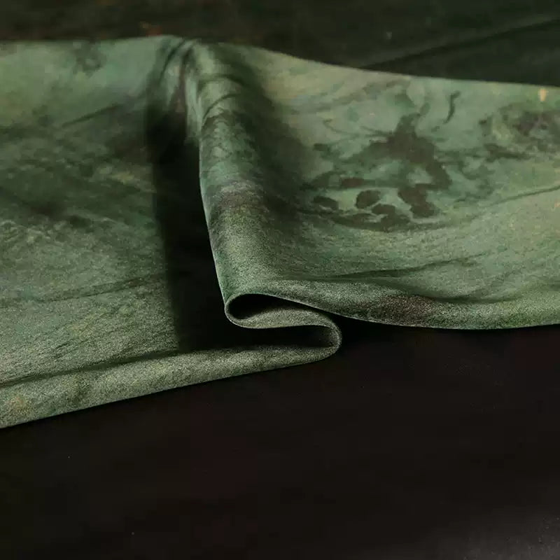 GUJMLH - Handmade 50 Momme PIZI Mud Silk Satin Fabric - 114cm wide by the Yard