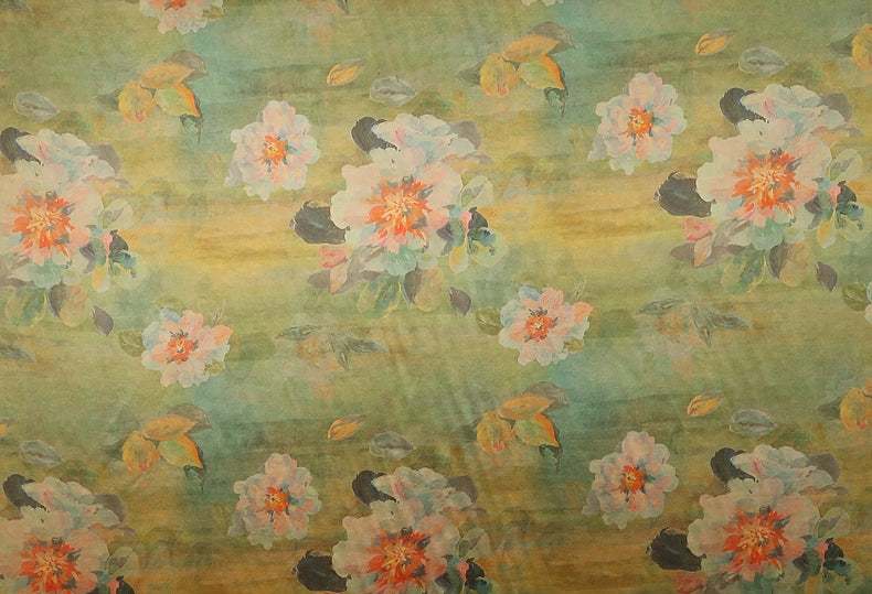 GUJMUD - Handmade 40 Momme Mud Silk Satin Fabric - 140cm wide by the Yard