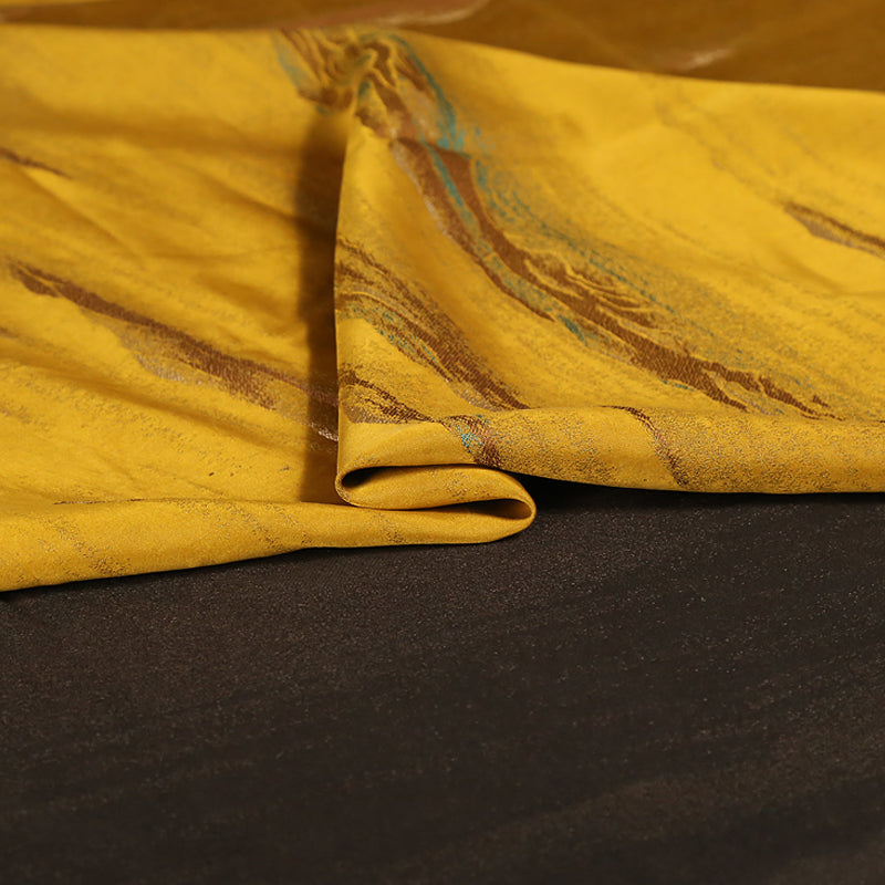 GUJSJJ - Handmade 40 Momme SongJin Mud Silk Satin Fabric - 140cm wide by the Yard