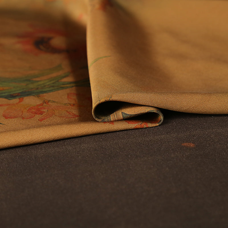 GUJSYH - Handmade 40 Momme Mud Silk Satin Fabric - 112cm wide by the Yard