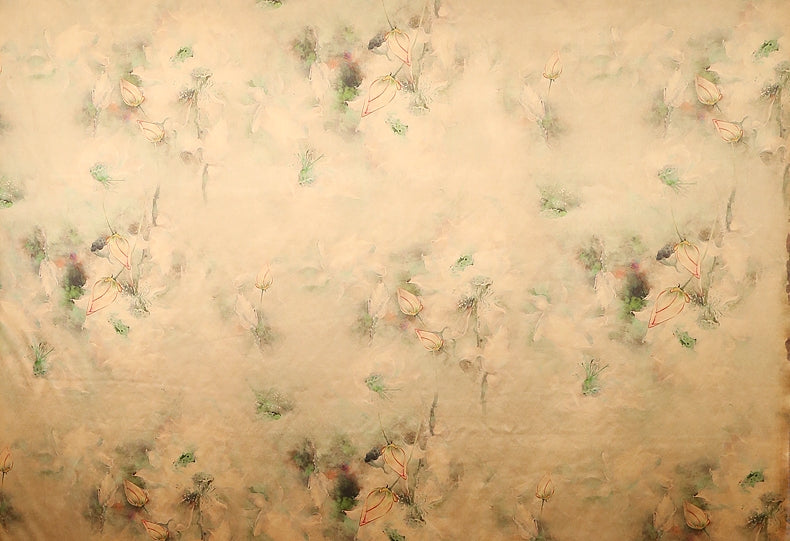 GUJXHB - Handmade 40 Momme Mud Silk Satin Fabric - 112cm wide by the Yard