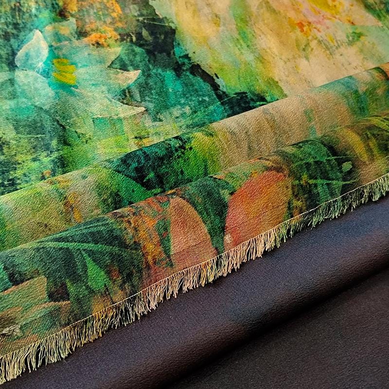 GUYHEY - Handmade 40 Momme Mud Silk Satin Fabric - 112cm By the Yard