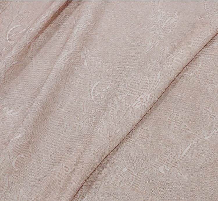 ZFTUHZ - 28 Momme Vintage Style Dirty Dyed Distressed Original Guipure Crepe jacquard Satin Silk Fabric - 108cm wide by the Yard