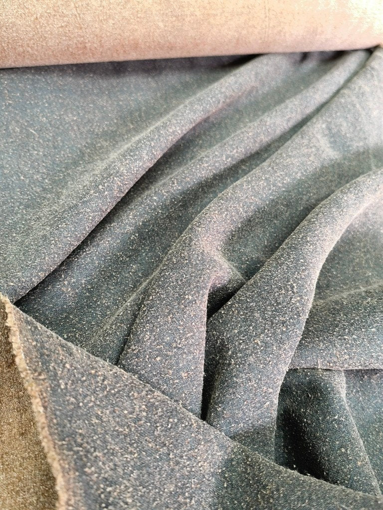 ZUOSI - 40 Momme Wild Tussah Silk Gambiered Ganton Silk Fabric - 110cm wide by the Yard