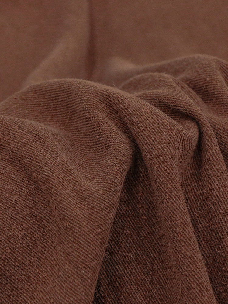 TAIDI - Heavyweight Vintage Mulberry Oil Silk Coarse Cloth Tussah Silk Fragrant Cloud Gauze Fabric - 97cm wide by the Yard