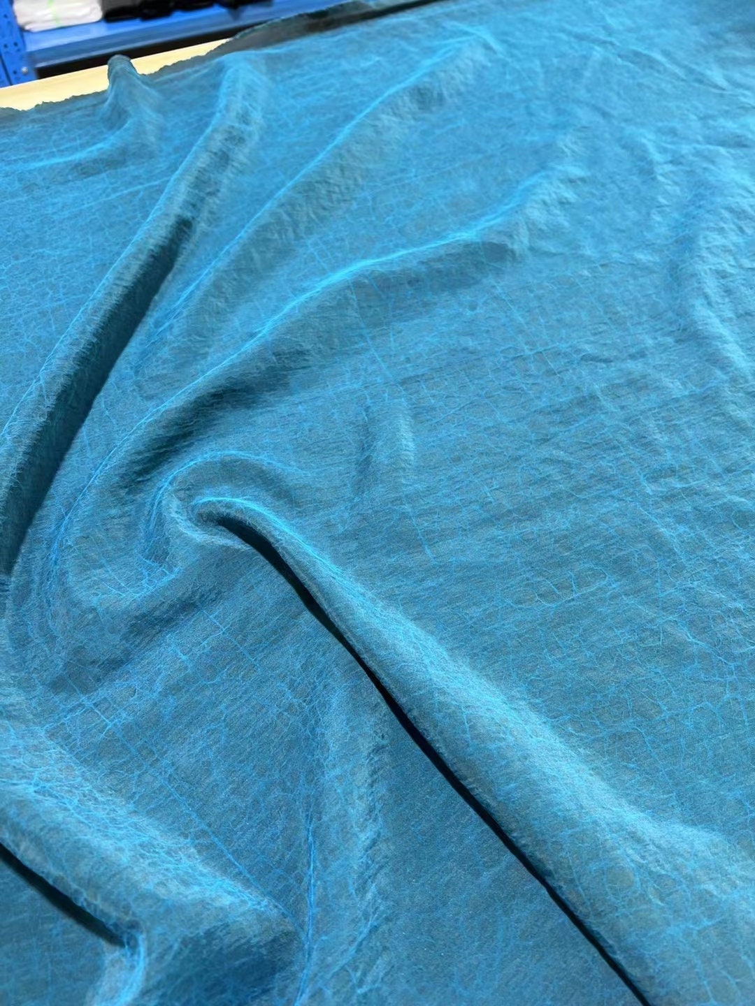 HULANGUI - 22 Momme Handmade Mud Silk Gambiered Ganton Silk Fabric - 110cm wide by the Yard