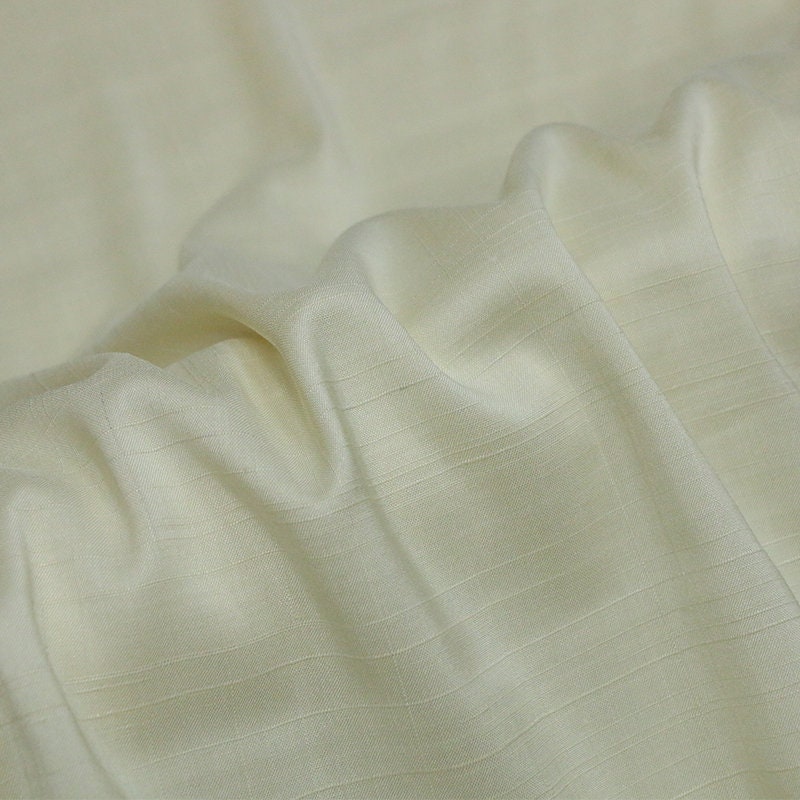 KUIZN - Handmade Double Palace Silk Tussah Silk Silk Fabric - 138cm by the Yard