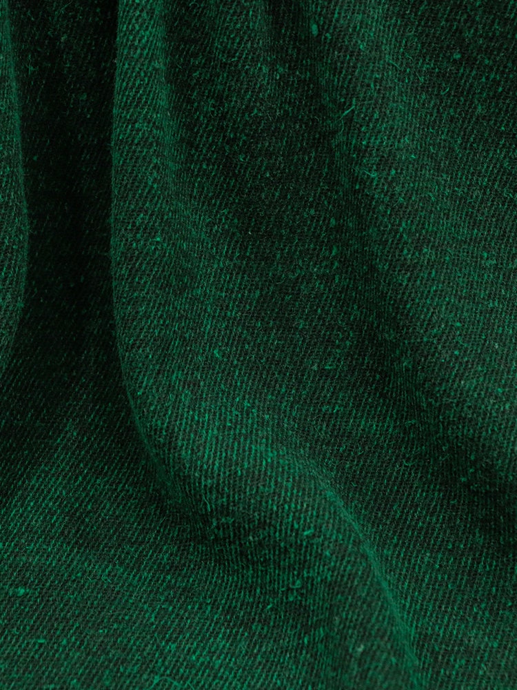 ZILV - Heavyweight Vintage Mulberry Oil Silk Coarse Cloth Tussah Silk Fragrant Cloud Gauze Fabric - 97cm wide by the Yard