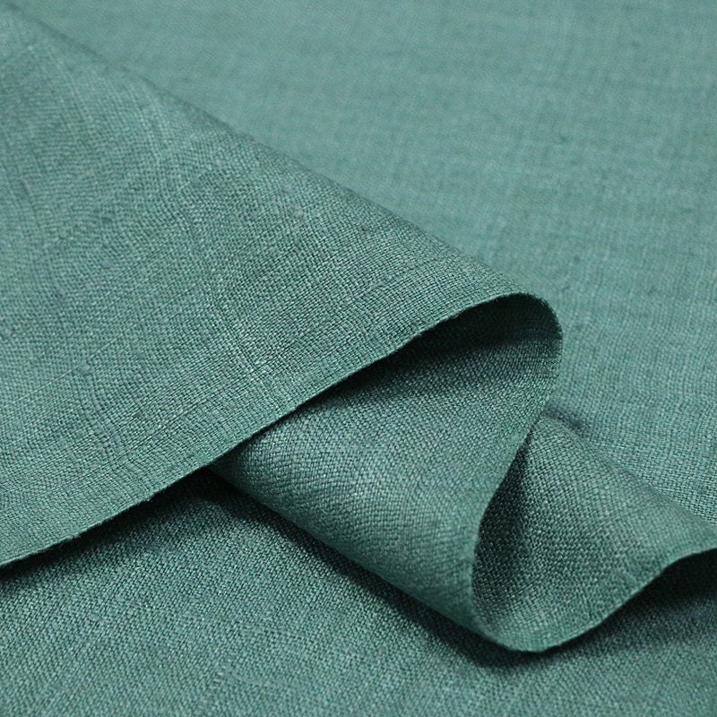 QINGLV -  Handmade Gambiered Ganton Tussah Mud Silk Fabric - 90cm wide by the Yard