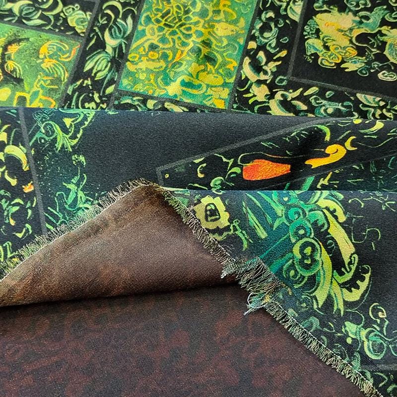 GUYLKA - Handmade 40 Momme Mud Silk Satin Fabric -112cm By the Yard