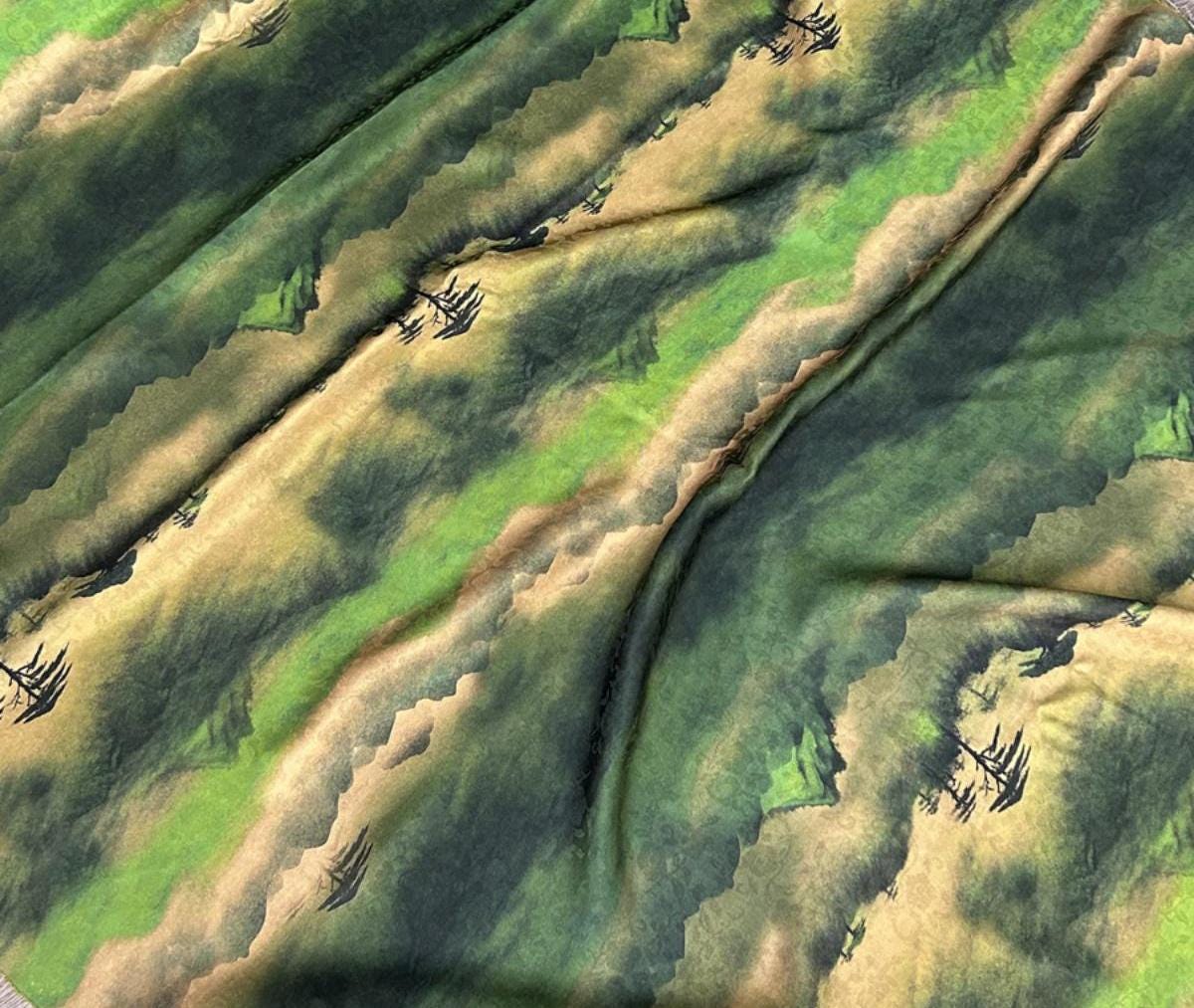 FNGJN - Handmade 25 Momme HUALUO Jacquard Mud Silk Fabric (Openwork texture) - 113cm by the Yard