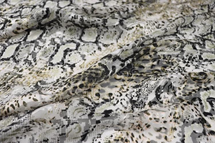 HUASHE - Sheer Burnout Silk Devore Satin Fabric - 140cm wide by the Yard