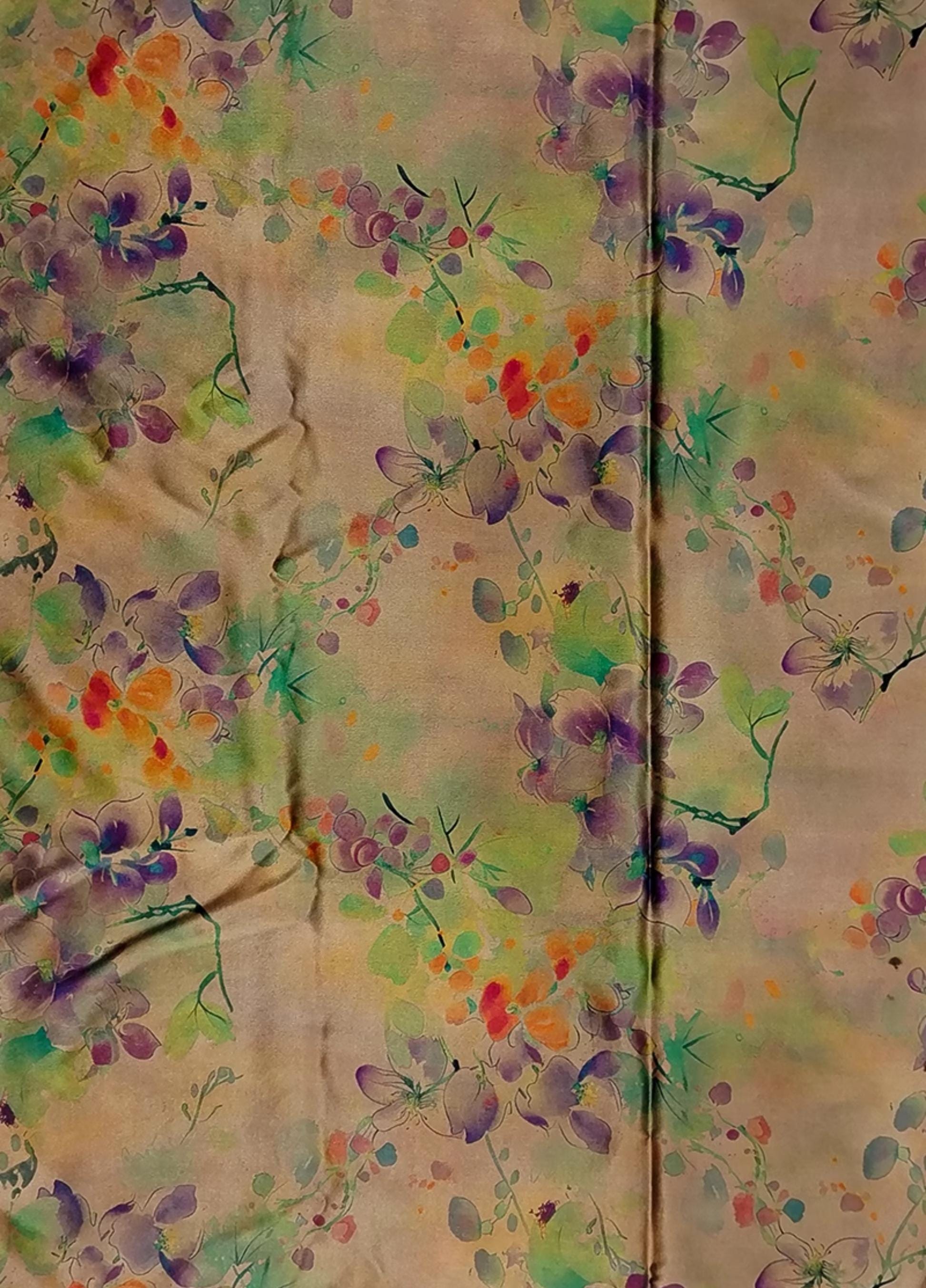 GUYCNH - Handmade 40 Momme Mud Silk Satin Fabric - 112cm By the Yard