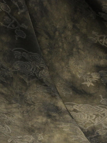 NIRYUS - 25 Momme Eco Friendly Plant Dye Jacquard Silk Blend Rayon Fabric  - 138cm wide by the Yard