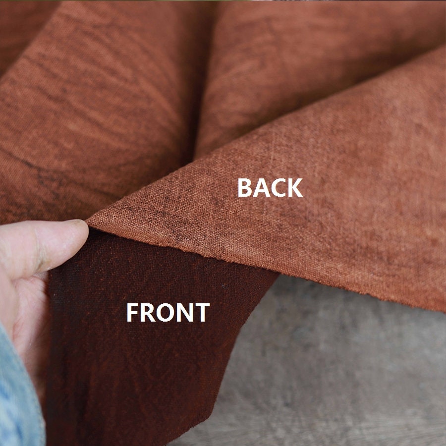 PDKCSR - Eco-Friendly Traditional Chinese Plant Dye Cotton Fabric - 36 cm wide by the Yard