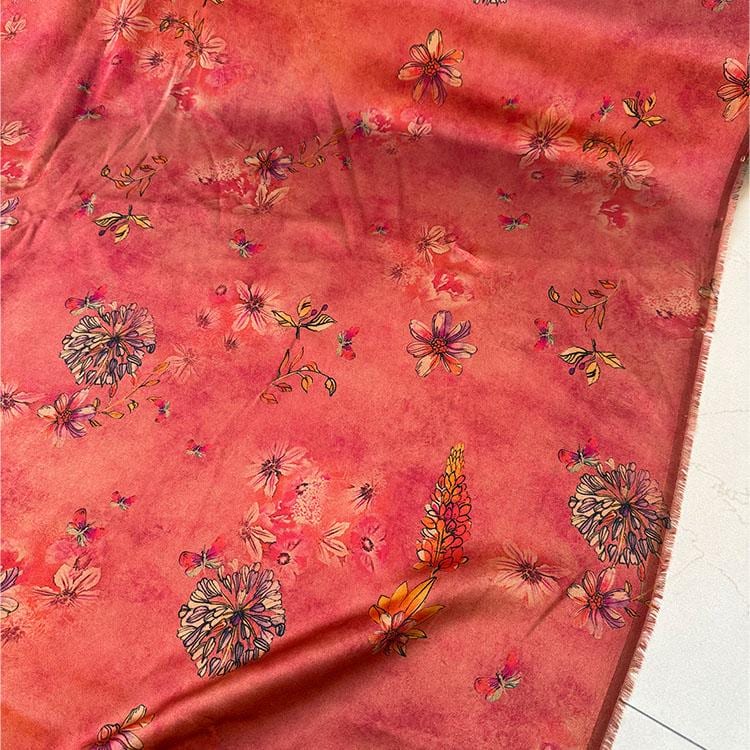 CFSLYH - Handmade 37 Momme Mud Silk Satin Fabric - 114cm By the Yard
