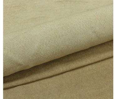 ZANGX -Hangmade Dirty Old Yellow Dirty Dyeing Distressed Artisanal Style Natural Tussah Silk Fabric - 85cm wide by the Yard