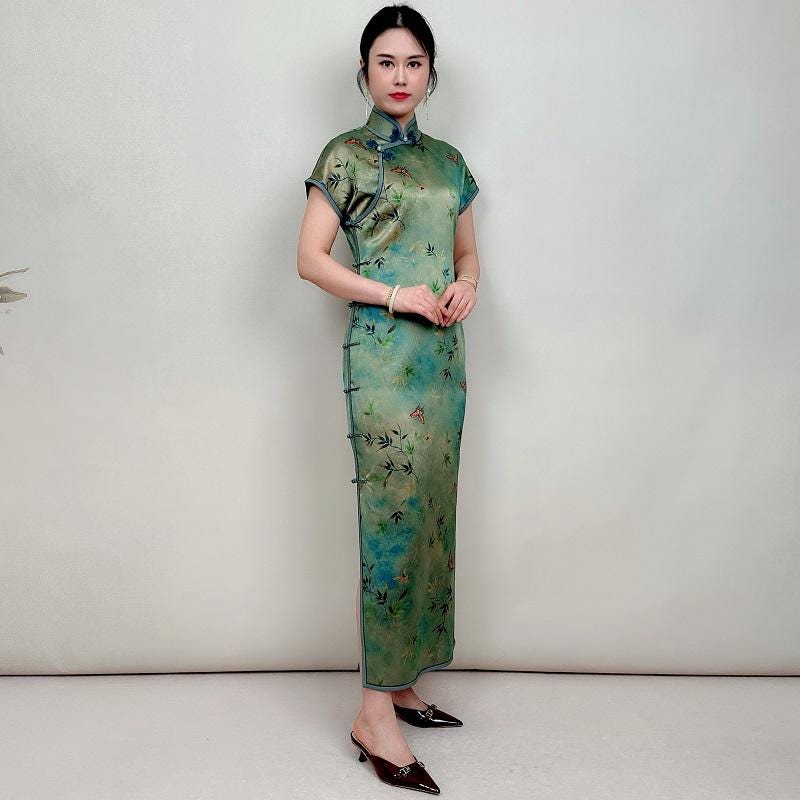GUYLVD - Handmade 40 Momme Mud Silk Satin Fabric - 110cm By the Yard