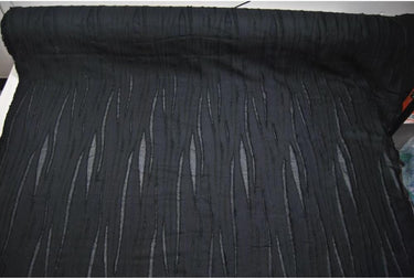 SHUTIA - 32 Momme  Sheer Special Cut Flower Silk Cotton Fabric - 140cm wide by the Yard