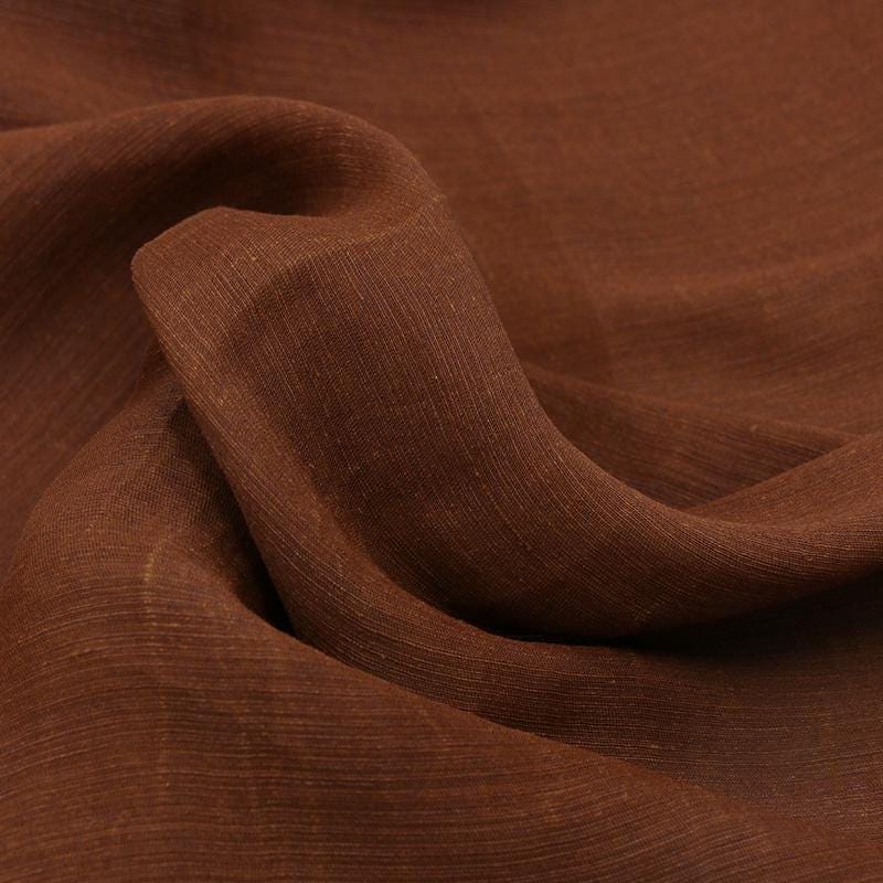 SIMAJL - Handmade Silk and Linen for Designers Classical Textured Dioscorea Cirrhosa Dyeing Hongyunsha Silk Fabric - 130cm wide by the Yard