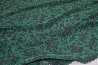 LIANQIAO - 22 momme Floral Print Silk Crepe de Chine Fabric - 138cm wide by the Yard