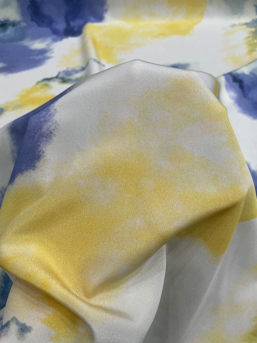 CPYHFC - 30 Momme Stretchy Heavy Crepe de Chine Silk Fabric - 108cm wide by the Yard