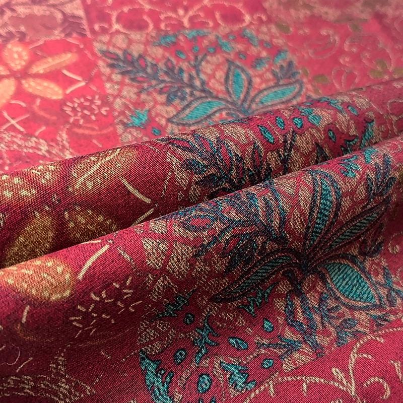 GUYHMA - Handmade 40 Momme Mud Silk Satin Fabric- 112cm By the Yard