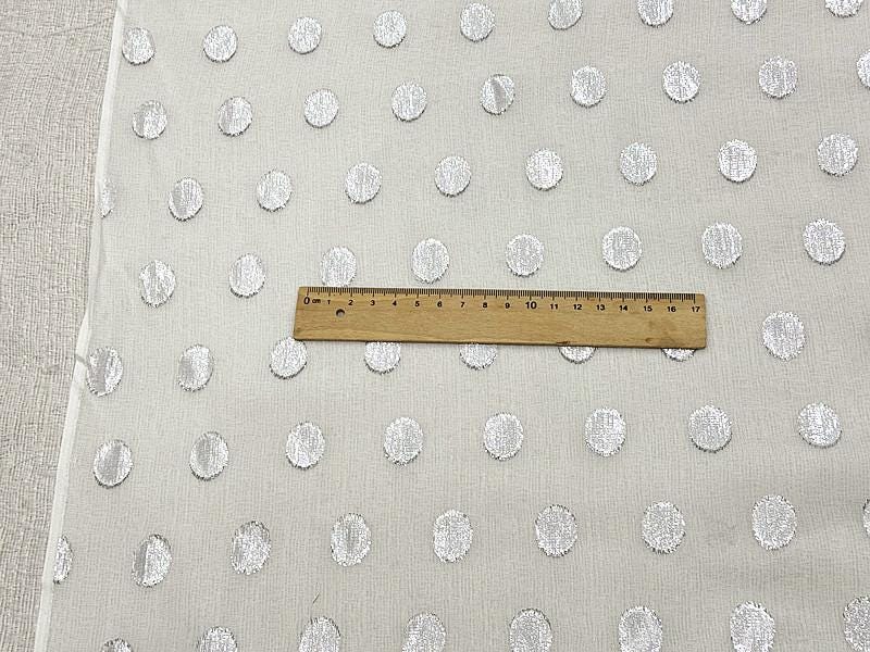 XLJHXY - 10 Momme Sheer Special Cut Flower Silk Fabric - 114cm wide by the Yard