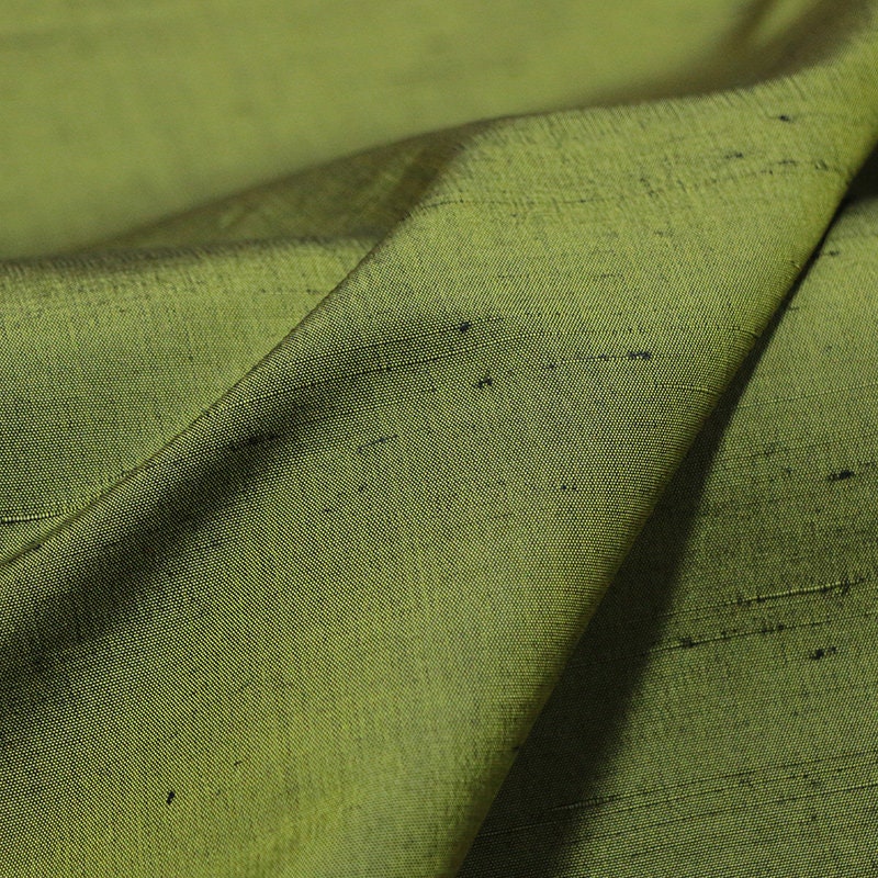 JILIL -  Handmade Gambiered Ganton Tussah Mud Silk Fabric - 120cm wide by the Yard