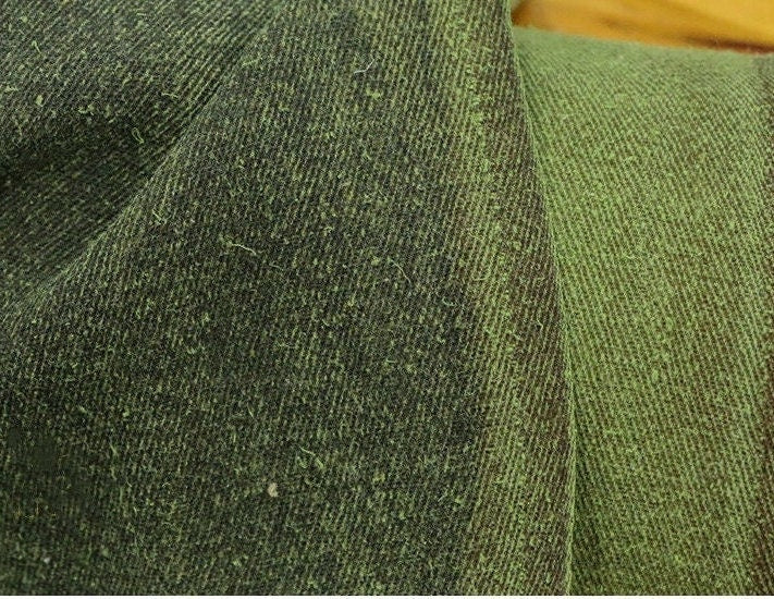 QIULV - Heavyweight Vintage Mulberry Oil Silk Coarse Cloth Tussah Silk Fragrant Cloud Gauze Fabric - 97cm wide by the Yard