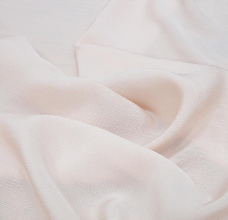 SABCUH - Handmade 16 Momme  Pink Silk Jacquard Pure Mulberry Silk Fabric - 110cm wide by the Yard