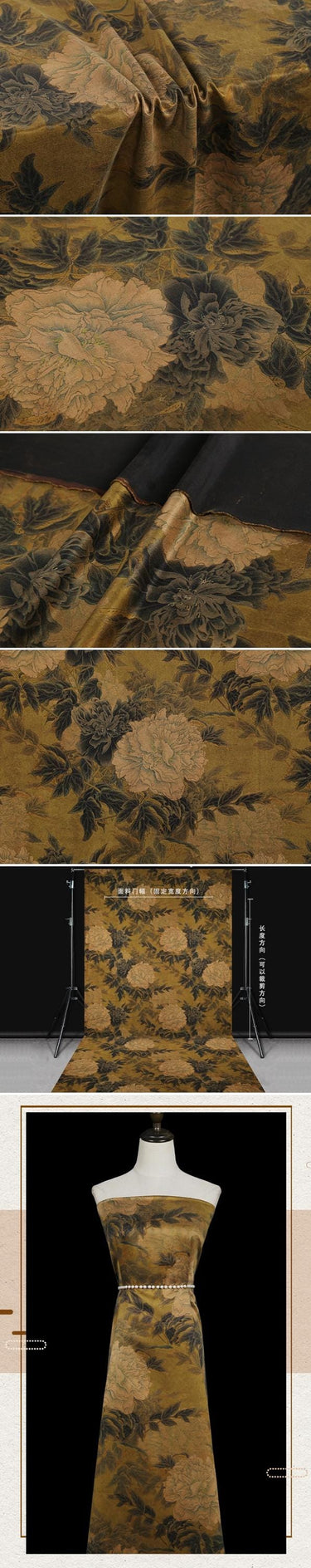 LDAMDN - Stone-washed Handmade 55 Momme PIZI Mud Silk Satin Fabric - 115cm by the Yard