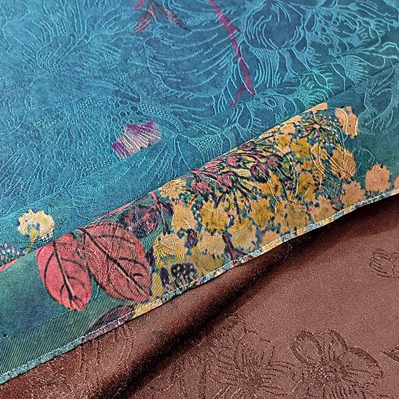 GUYFGN - Handmade 40 Momme Mud Silk Satin Fabric - 112cm By the Yard