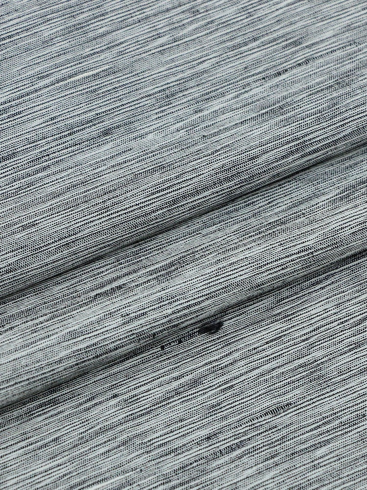 JILIBH -  Handmade Gambiered Ganton Tussah Mud Silk Fabric - 107cm wide by the Yard