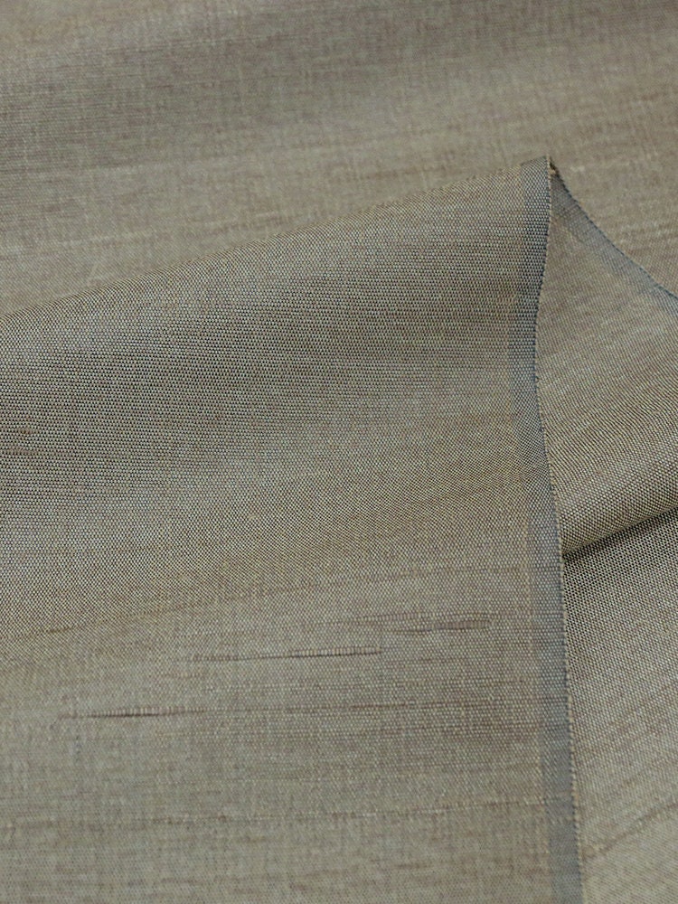 JILIKQ -  Handmade Gambiered Ganton Tussah Silk Fabric - 92cm wide by the Yard