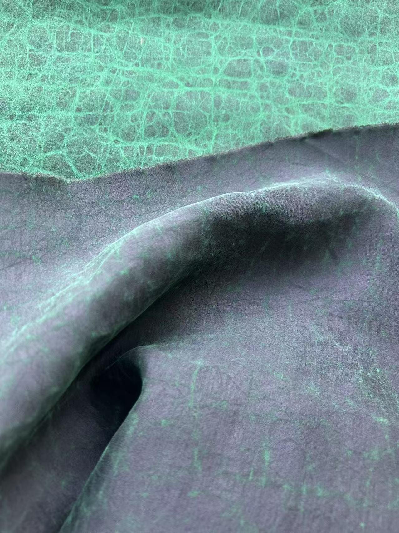 CUILVGUI - Handmade Mud Silk Gambiered Ganton Silk Fabric - 110cm width by the Yard