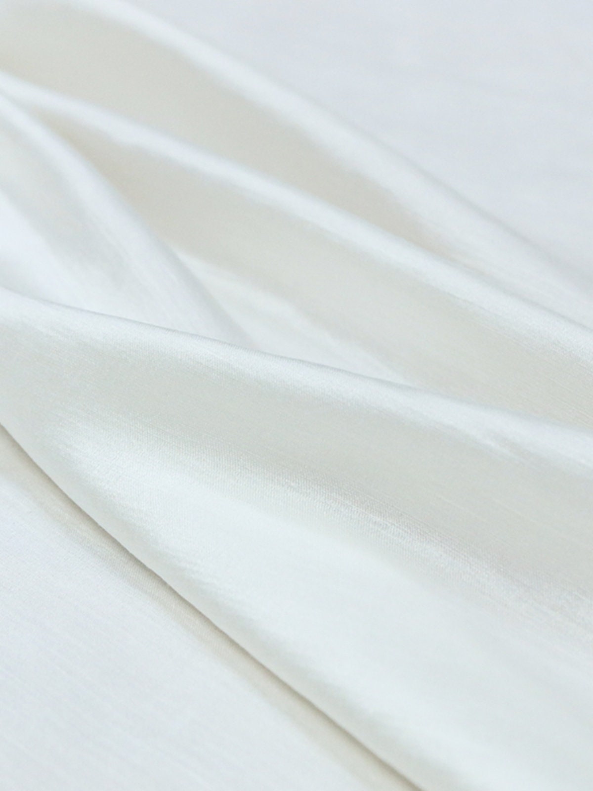 SMZOD - 30Momme Handmade  Silk Hemp Heavy Satin Mulberry Silk and Linen Interwoven Fabric - 140cm wide by the Yard