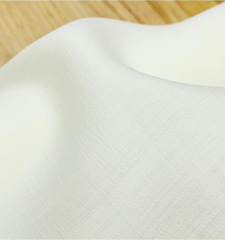 BBSIMD- 33 Momme High-Grade Silk Wool Satin Heavyweight Fabric - 138cm by the Yard