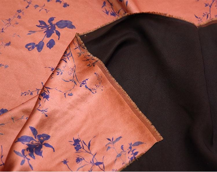 CFZZLA - Handmade 47 Momme PIZI Mud Silk Satin Fabric - 110cm by the Yard