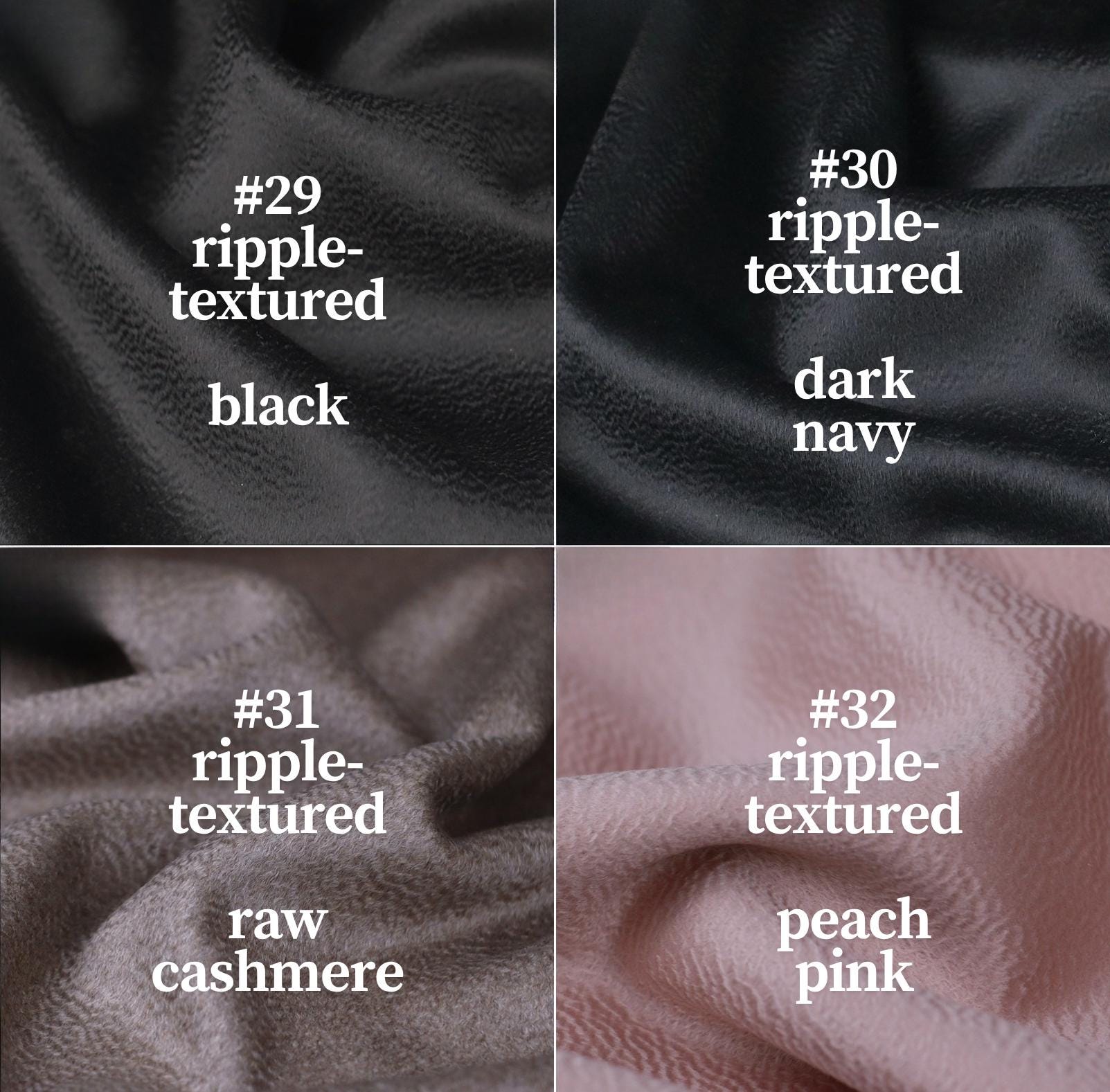 100% Pure Cashmere - Double Faced for Luxury Coats, 150cm wide by the Yard